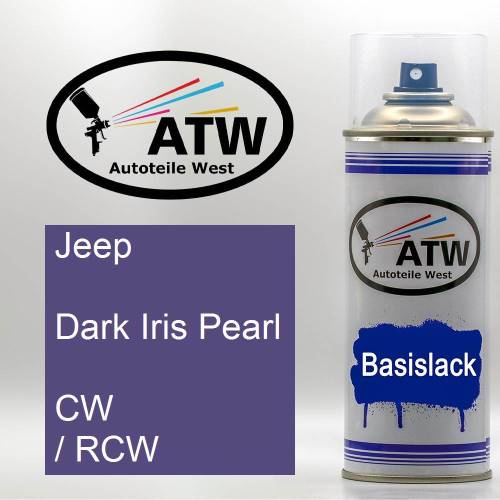 Jeep, Dark Iris Pearl, CW / RCW: 400ml Sprühdose, von ATW Autoteile West.